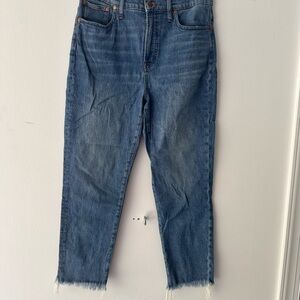 Madewell High Rise Blue Jeans